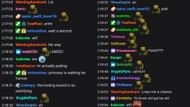 Chat reacting to the discussion (Image via xChocoBars/Twitch)